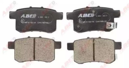 Колодки тормозные дисковые C24017ABE ABE