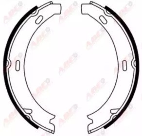 Колодки тормозные барабанные CRM012ABE ABE