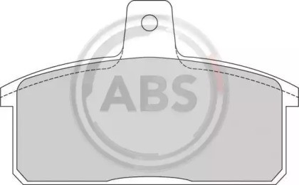 Колодки тормозные дисковые 36851 ABS