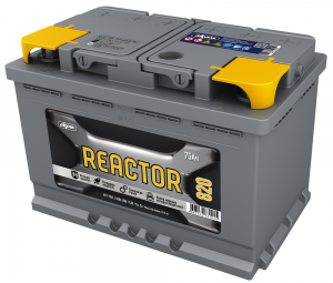Аккумулятор REACTOR 75 Ач 820 А +/- СНГ 4607034730116 AKOM
