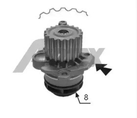 Помпа водяная VW  AUDI  SEAT 1998 AIRTEX