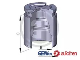 Поршень тормозного суппорта D02519 AUTOFREN SEINSA