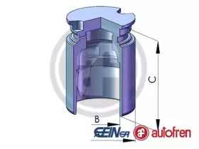 Поршень тормозного суппорта D025222 AUTOFREN SEINSA