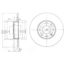 Диск тормозной BG3402 DELPHI