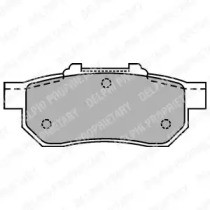 Колодки тормозные дисковые LP1456 DELPHI