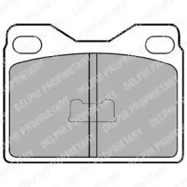Колодки тормозные дисковые LP89 DELPHI