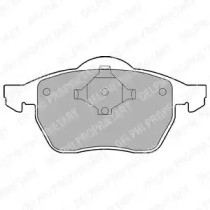 Колодки тормозные дисковые LP978 DELPHI