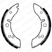 Колодки тормозные барабанные LS1001 DELPHI