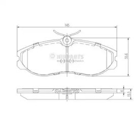 Деталь J3601056 H B JAKOPARTS NIPPARTS