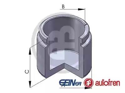 Поршень тормозного суппорта D025137 AUTOFREN SEINSA