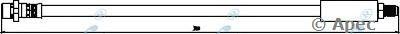 Шланг тормозной HOS3805 APEC BRAKING