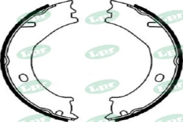 Колодки тормозные барабанные 01021 LPR