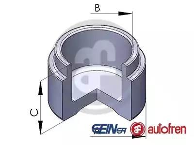 Поршень тормозного суппорта D025513 AUTOFREN SEINSA