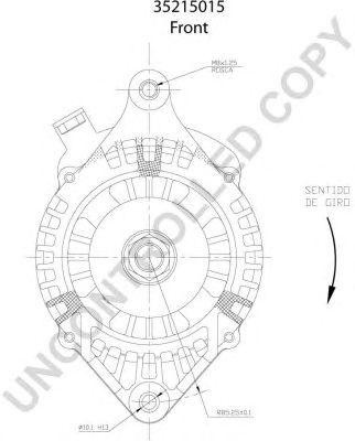 Генератор 35215015 PRESTOLITE ELECTRIC