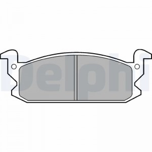 Колодки тормозные дисковые LP399 DELPHI