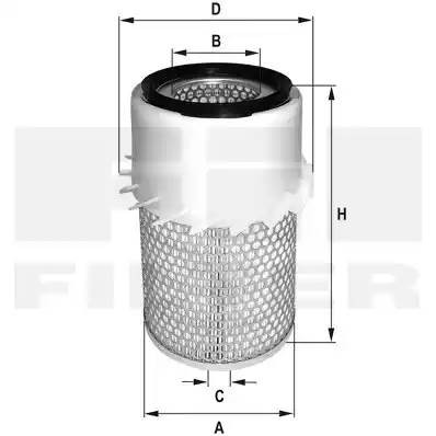Фильтр воздушный HP 461 AK FIL FILTER