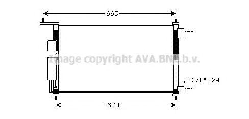 Радиатор кондиционера DNA5332D AVA
