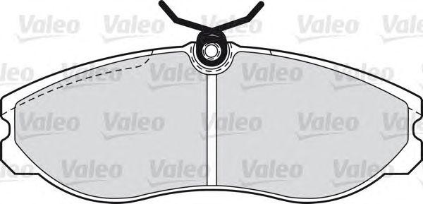 Колодки тормозные дисковые 598602 VALEO PHC