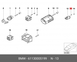 Контакт 61 13 0 005 199 BMW