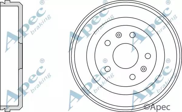 Барабан тормозной DRM9914 APEC BRAKING