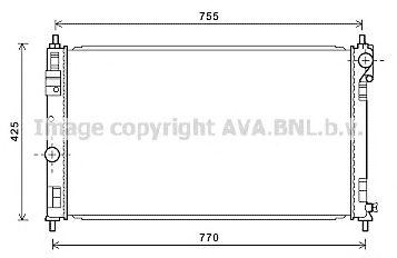 Радиатор охлаждения ДВС CR2121 AVA