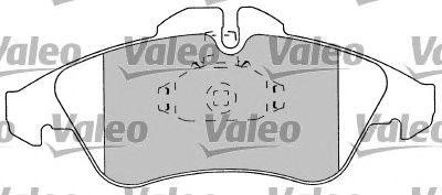 Колодки тормозные дисковые 597222 VALEO PHC