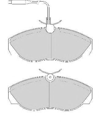 Колодки тормозные дисковые AVR103 ABEX