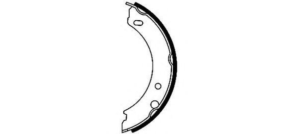 Колодки тормозные барабанные 8DA 355 050-371 HELLA BEHR PAGID