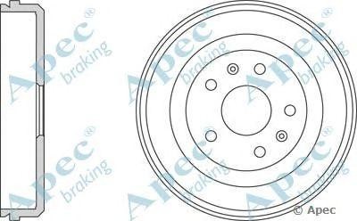 Барабан тормозной DRM9914 APEC BRAKING