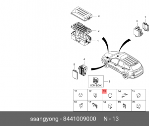 Реле 8441009000 SSANG YONG