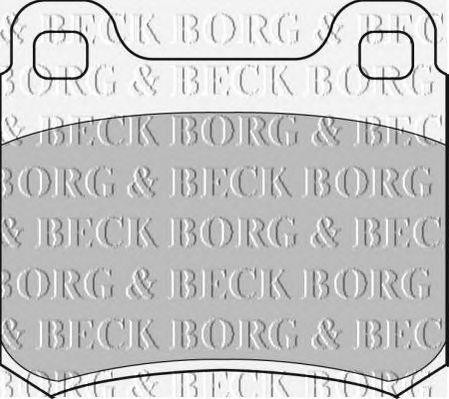 Колодки тормозные дисковые BBP1315 BORG BECK