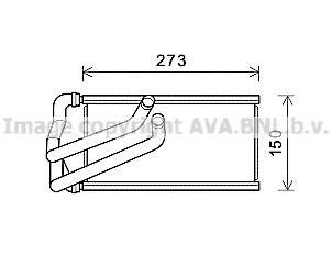 Радиатор отопителя Chrysler Sebring  Dodge Caliber  Jeep Compass  Patriot CR6140 AVA