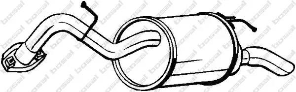 Глушитель - задняя часть системы ОГ 228-063 BOSAL