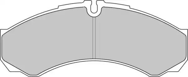 Колодки тормозные дисковые DBP291315 DURON