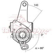 Трещотка тормозного вала TT7002544 TRUCKTECHNIC