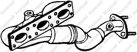 Коллектор выпускной с катализатором 090-155 BOSAL