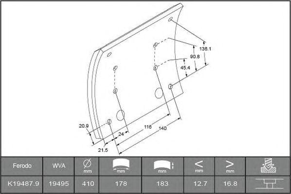 Деталь B2203927 ABEX