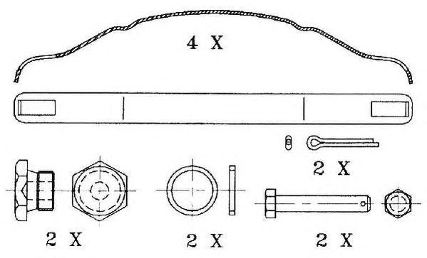 Колодки тормозные дисковые G6926 ABEX