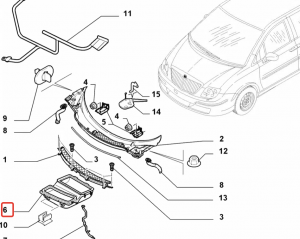 Фильтр салона 1484381080 ALFA FIAT LANCIA