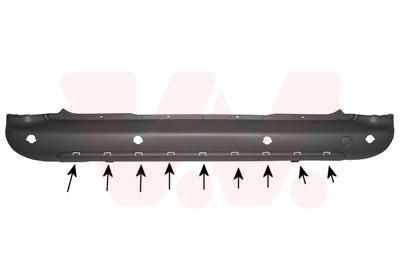 Бампер задний 0905546 VAN WEZEL