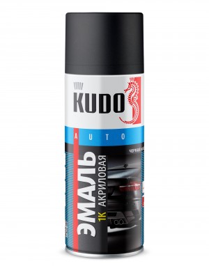 Краска акриловая черный (мат) 520 мл. KU-5232.5 KUDO