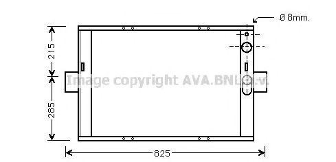 Радиатор охлаждения ДВС IV2062 AVA