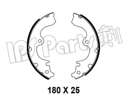 Колодки тормозные барабанные IBL-4236 IPS PARTS