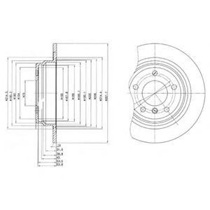 Диск тормозной BG3044 DELPHI