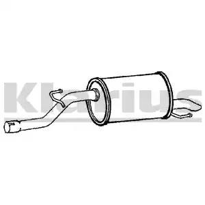 Глушитель - задняя часть системы ОГ 210922 KLARIUS