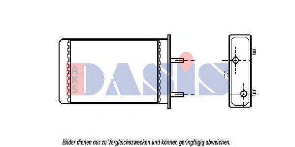 Радиатор отопителя 039010N AKS DASIS