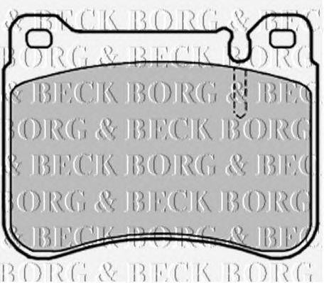 Колодки тормозные дисковые BBP1998 BORG BECK