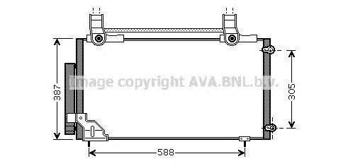 Радиатор кондиционера HD5186 AVA