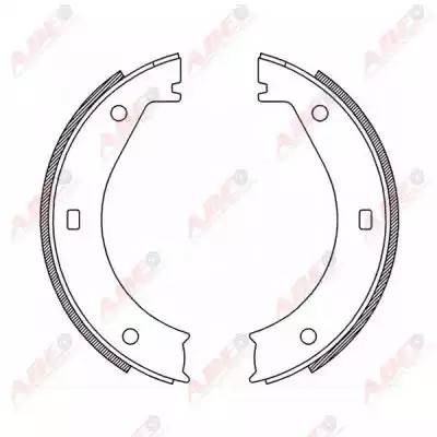 Колодки тормозные барабанные CRB005ABE ABE