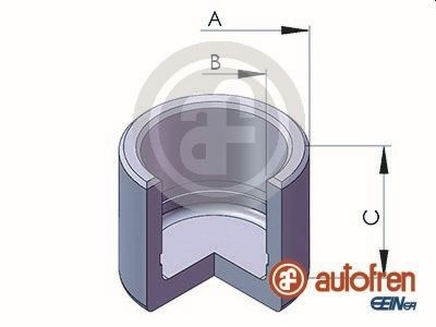 Поршень тормозного суппорта D02528 AUTOFREN SEINSA